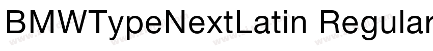 BMWTypeNextLatin Regular字体转换